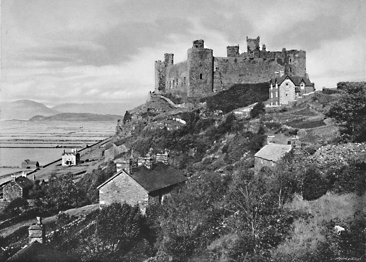 Castillo de Harlech, c. 1896 de Catherall and Pritchard
