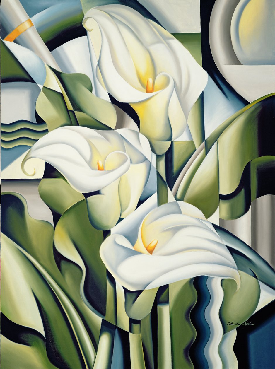 Lirios Cubistas de Catherine Abel
