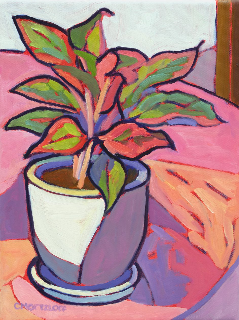 Planta de Cabana, 2024 (Petróleo) de Catherine J Martzloff