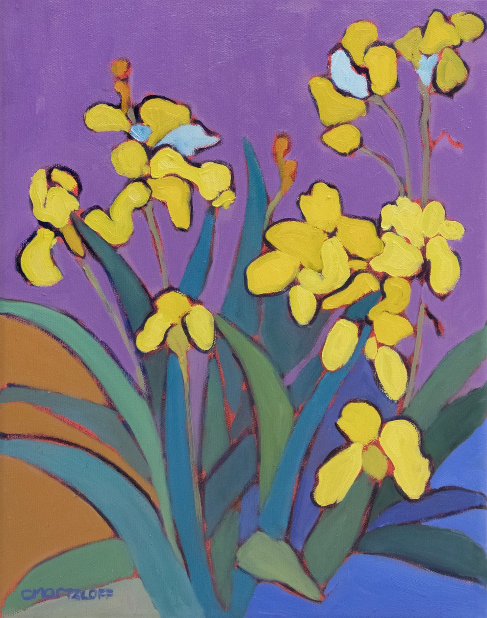 Jardín de lirios de verano, 2024 de Catherine J Martzloff