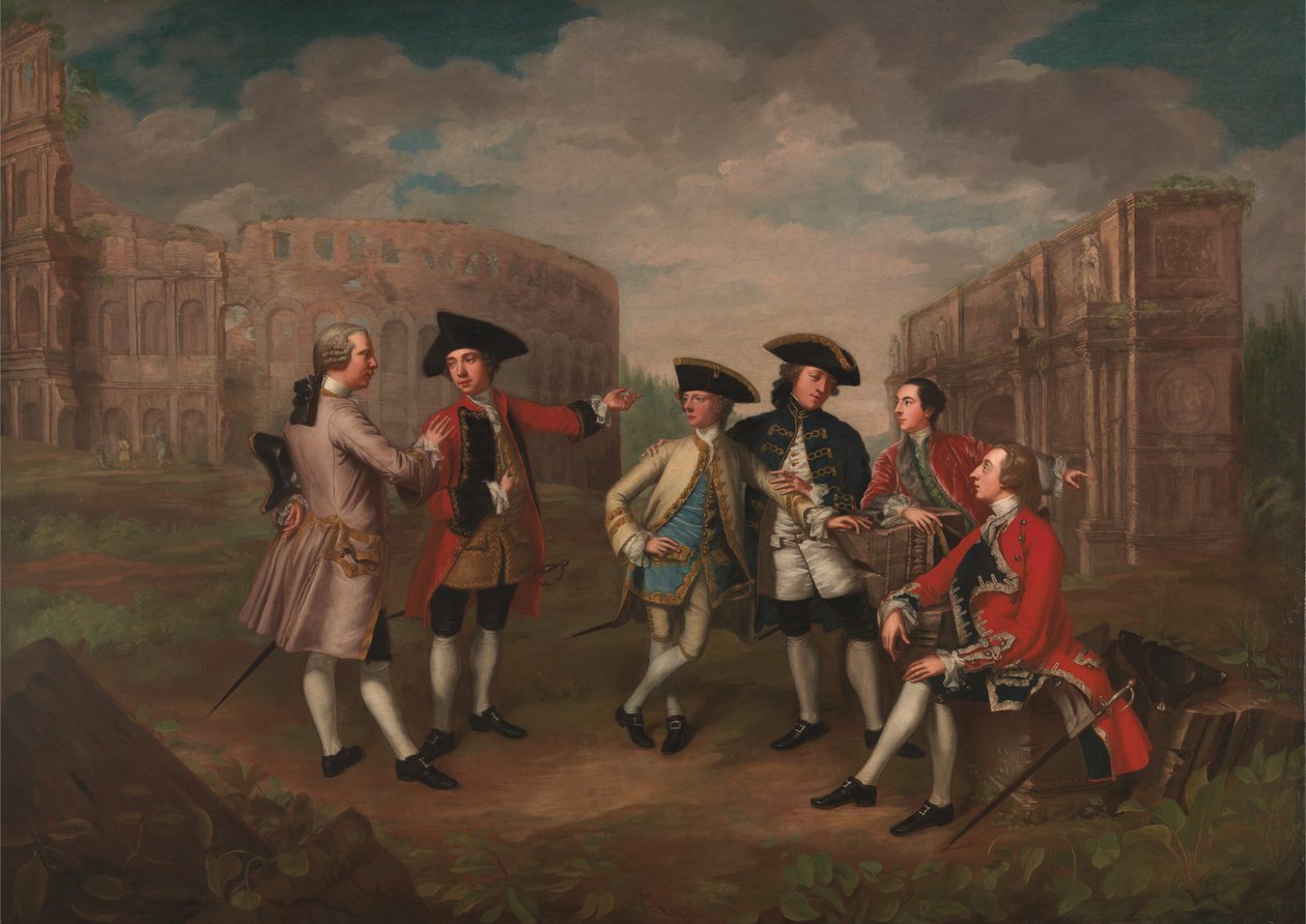 Caballeros británicos en Roma de Catherine Read