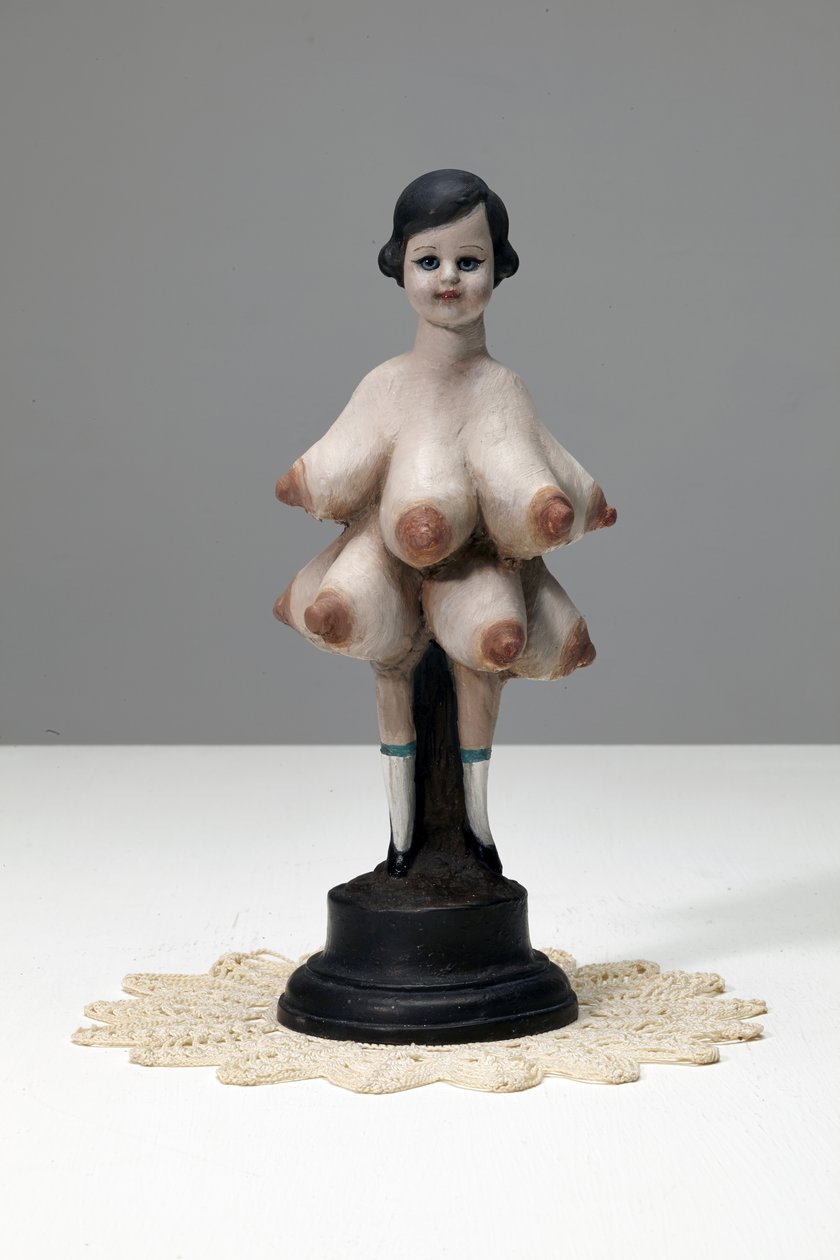 El Shaddai, 2013 (pintura al óleo sobre bronce patinado) de Cathie Pilkington