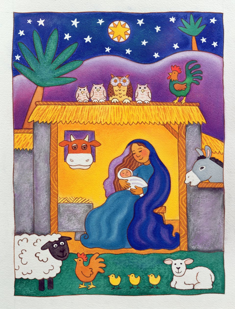 Un Nacimiento en el Corral de Cathy Baxter