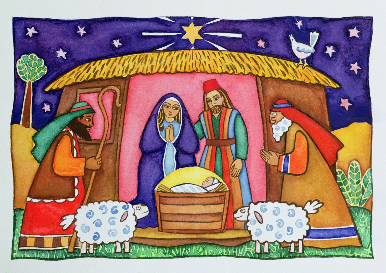 Escena de la Natividad de Cathy Baxter