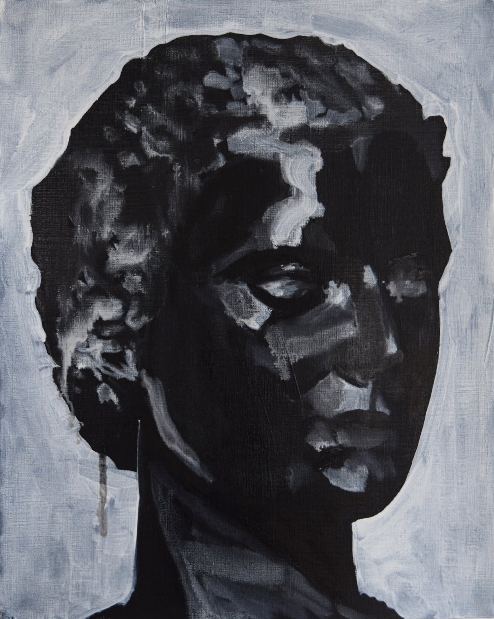 Belladonna: Marina, 2014 (óleo y acrílico sobre papel) de Cathy Lomax