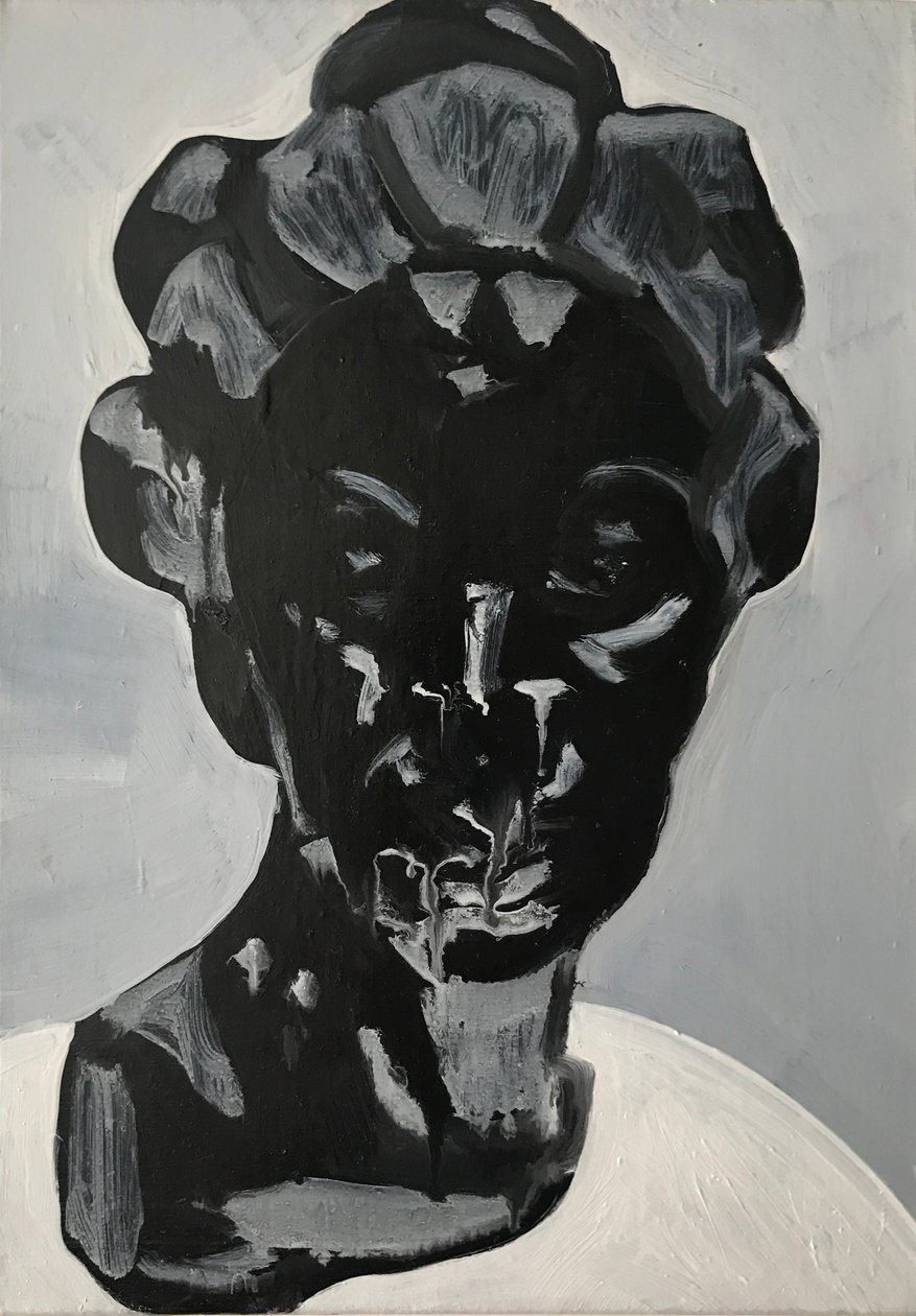 Jessie, 2017 (óleo sobre lino) de Cathy Lomax