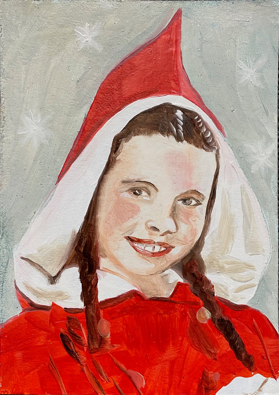 Margaret, 2023 (óleo sobre papel) de Cathy Lomax