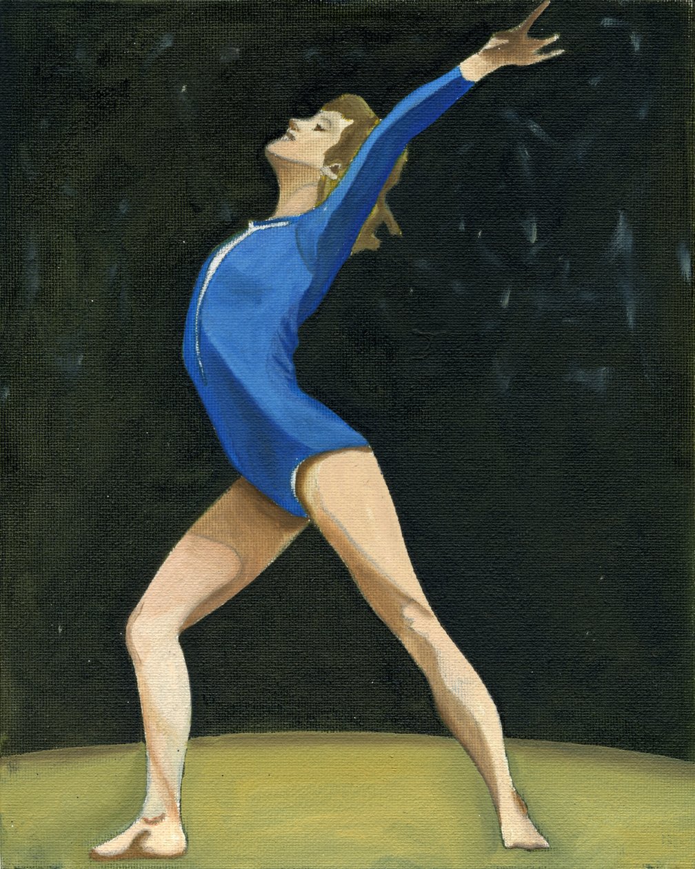 Olga, 2003 (óleo sobre lienzo) de Cathy Lomax