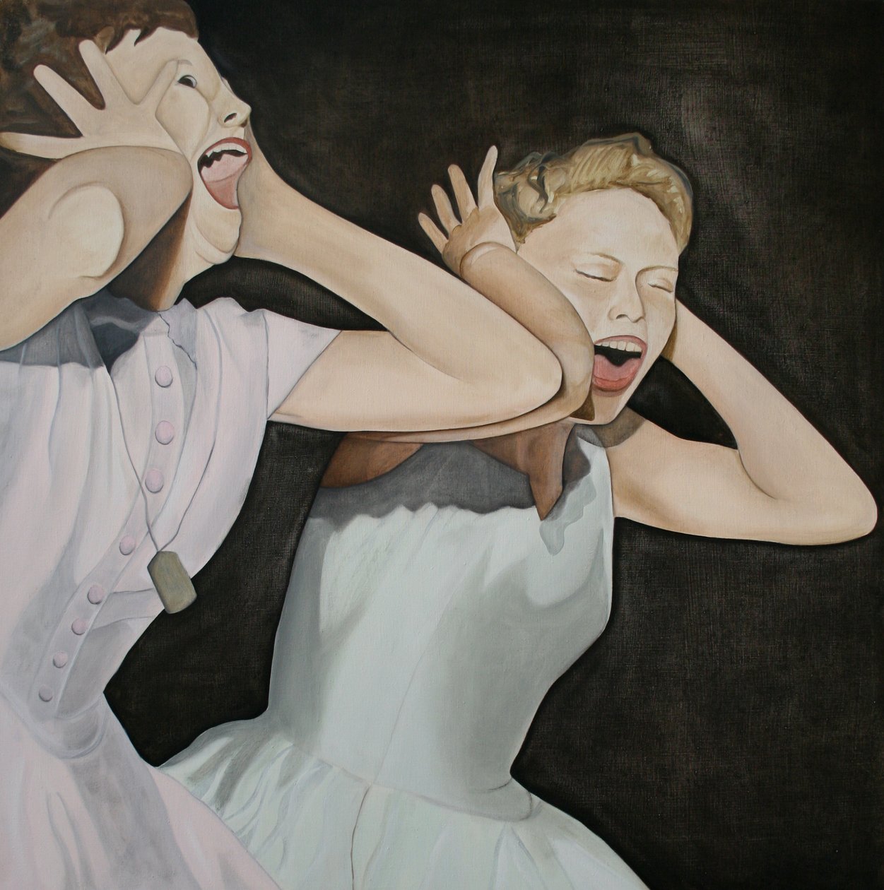 Shang-a-lang, 2003 (óleo sobre lino) de Cathy Lomax
