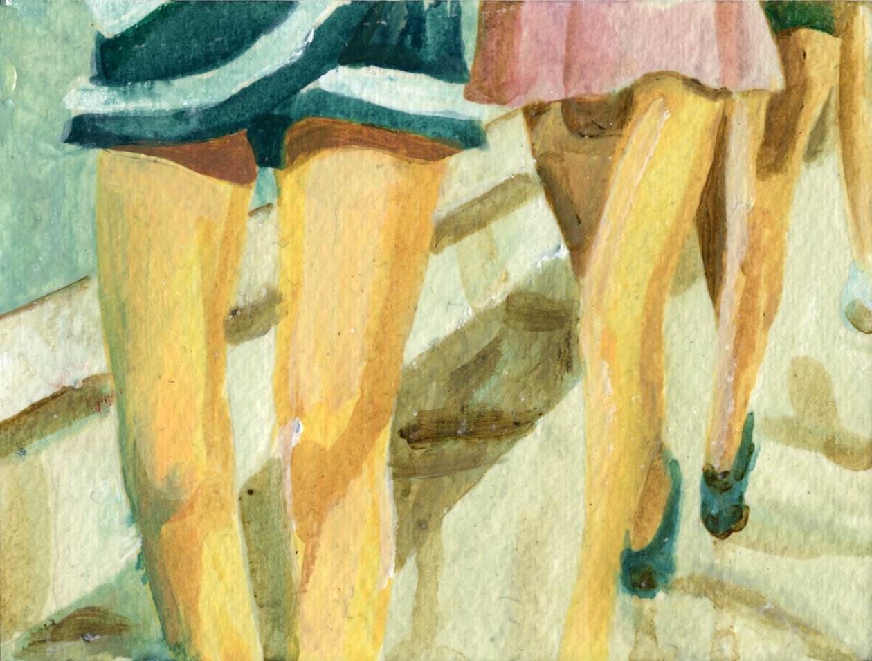 Southport, 2008 (acrílico sobre cartulina) de Cathy Lomax