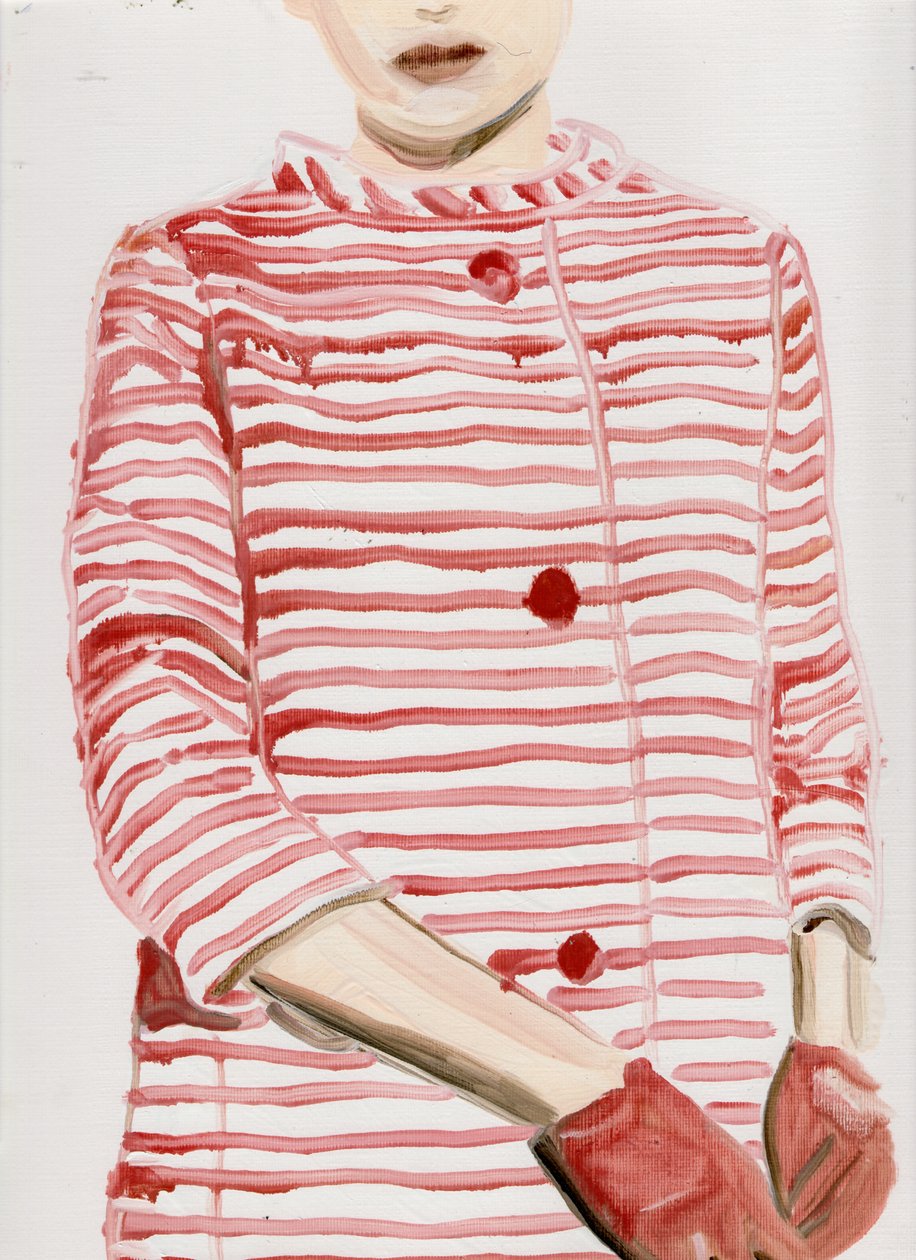Stars in Stripes (MF), 2015 (óleo sobre papel) de Cathy Lomax