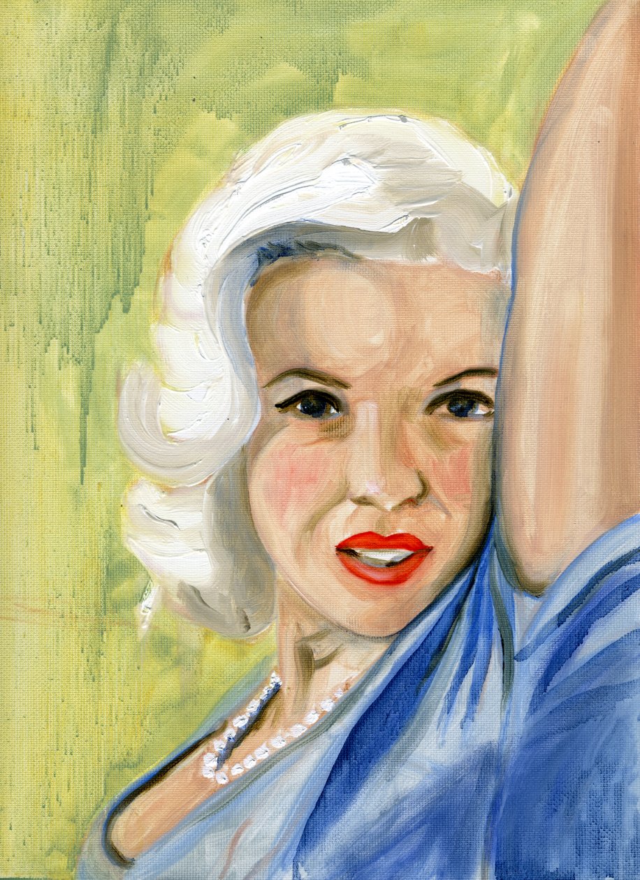 The Inevitable End of a Love Goddess (Jayne 10), 2008 (óleo sobre papel lienzo) de Cathy Lomax