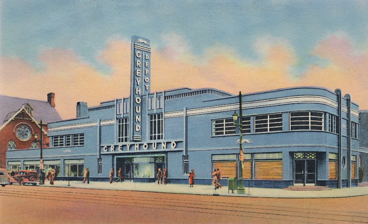 Terminal de autobuses Greyhound, 1942 de Caufield and Shook