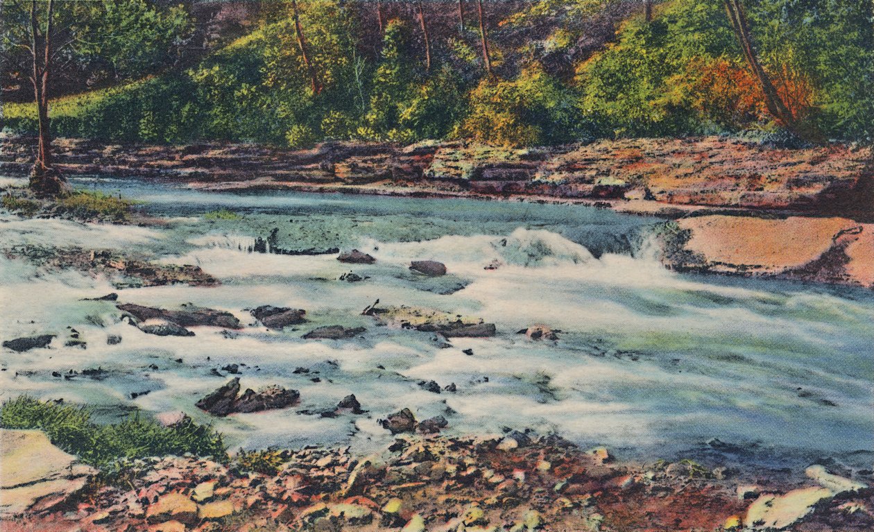 Aguas Rápidas, Parque Cherokee, 1942 de Caufield and Shook