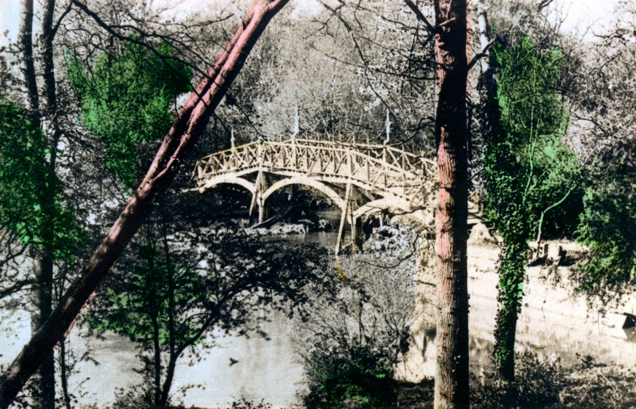 Puente sobre el río Támesis en Nuneham Courtenay, Oxfordshire, 1926 de Cavenders Ltd