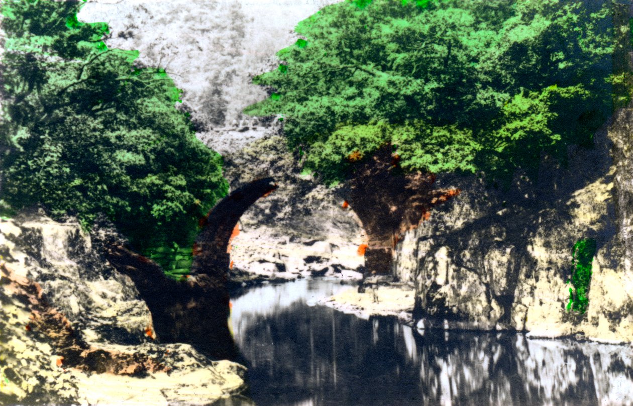 Puente romano en Bettws-y-Coed, Gwynedd, 1926 de Cavenders Ltd