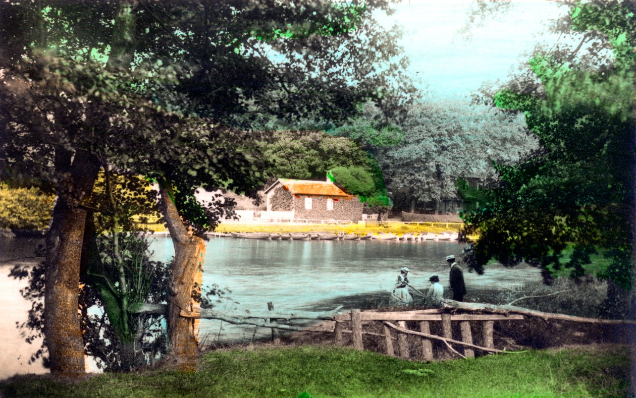 Presa de Ruswarp, Whitby, North Yorkshire, 1926 de Cavenders Ltd