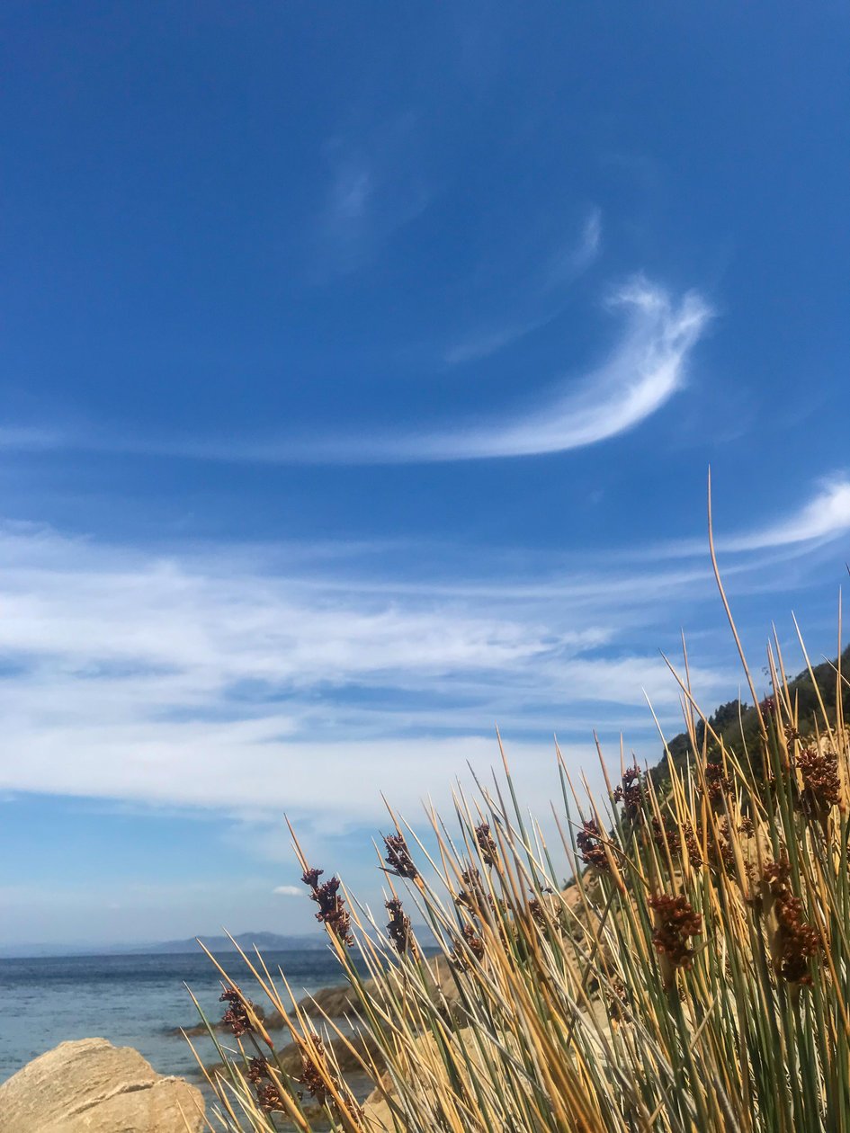 Paisaje - Cielo y mar, 2019 (foto) de Cécile Jamet