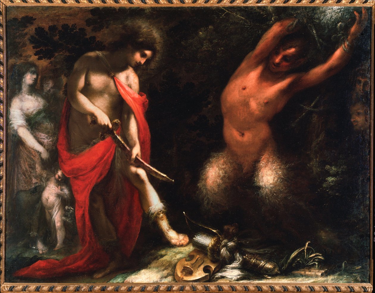 Apolo y Marsias de Cecco  Bravo
