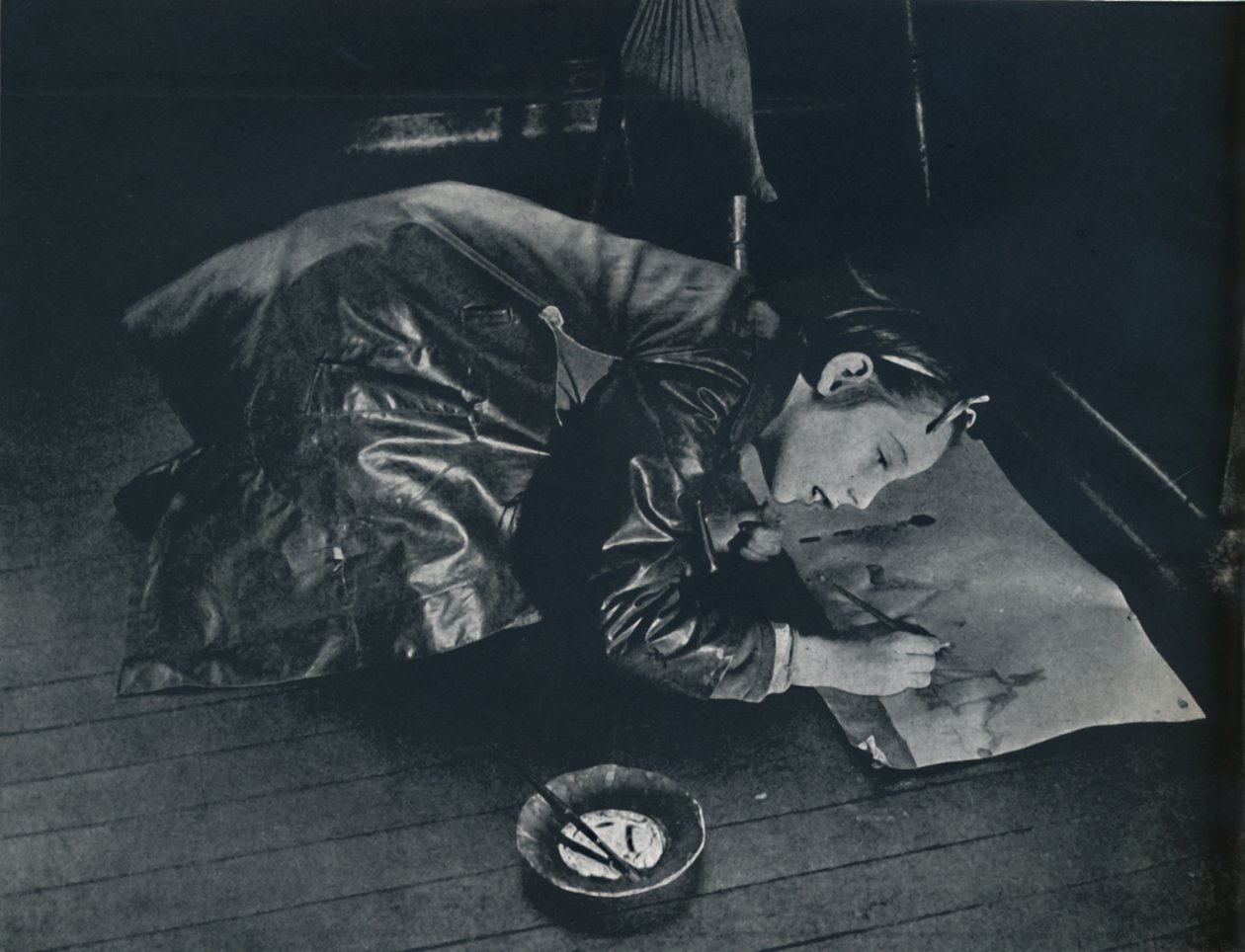 Una niña dejada atrás imagina el viaje al campo, 1941 de Cecil Beaton
