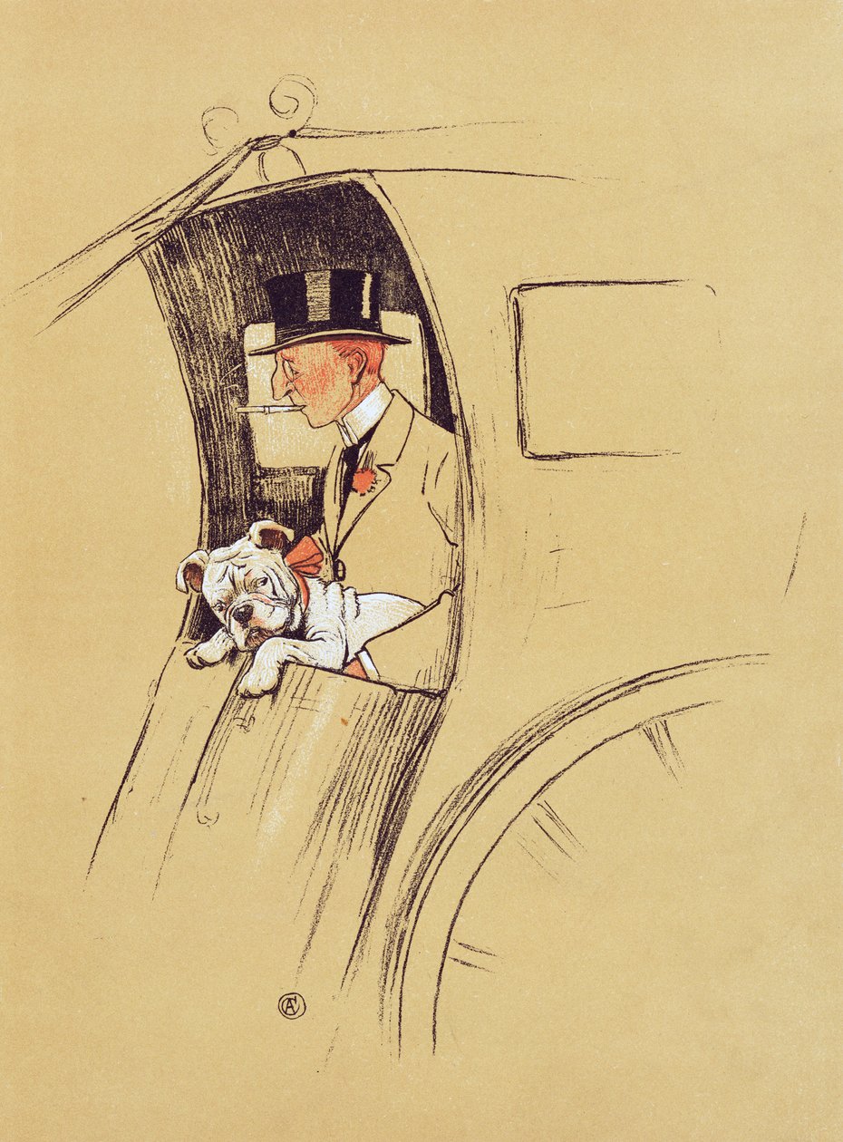 Coche Hansom de Cecil Charles Windsor Aldin