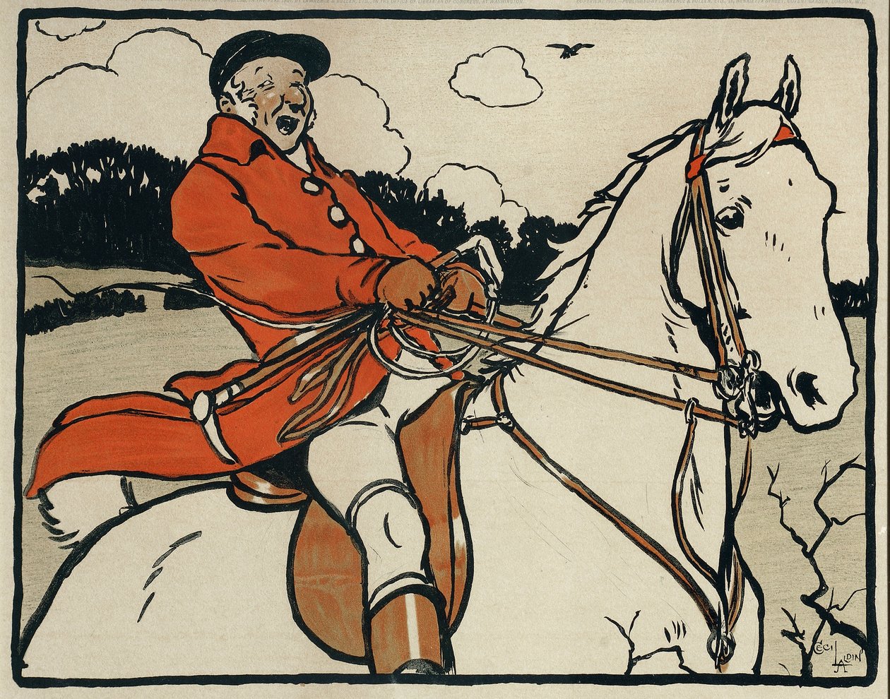 Deportes y juegos antiguos ingleses: Caza de Cecil Charles Windsor Aldin