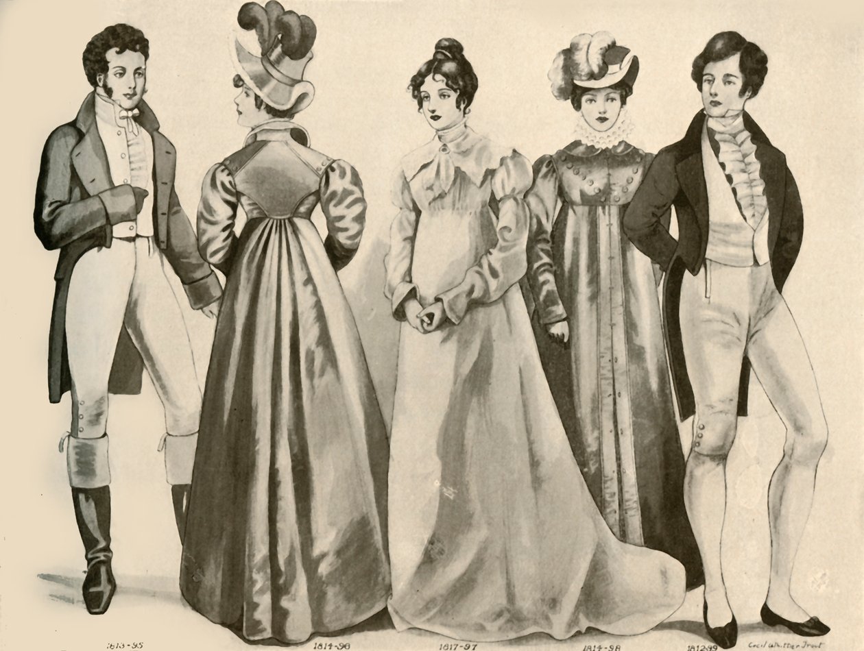 Ropa de 1812-1828, 1907, 1937 de Cecil W. Trout