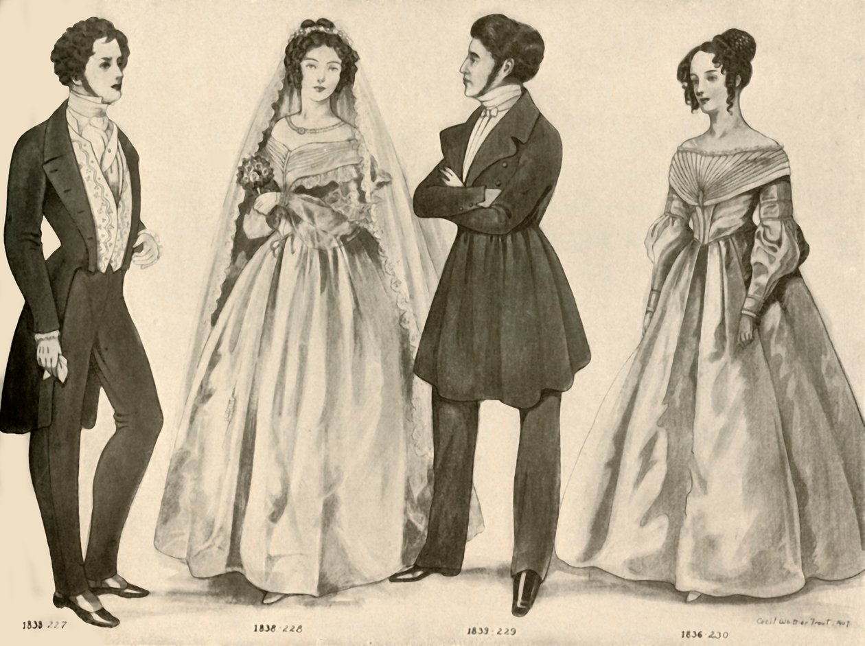 Ropa de 1836-1847, 1907, 1937 de Cecil W. Trout
