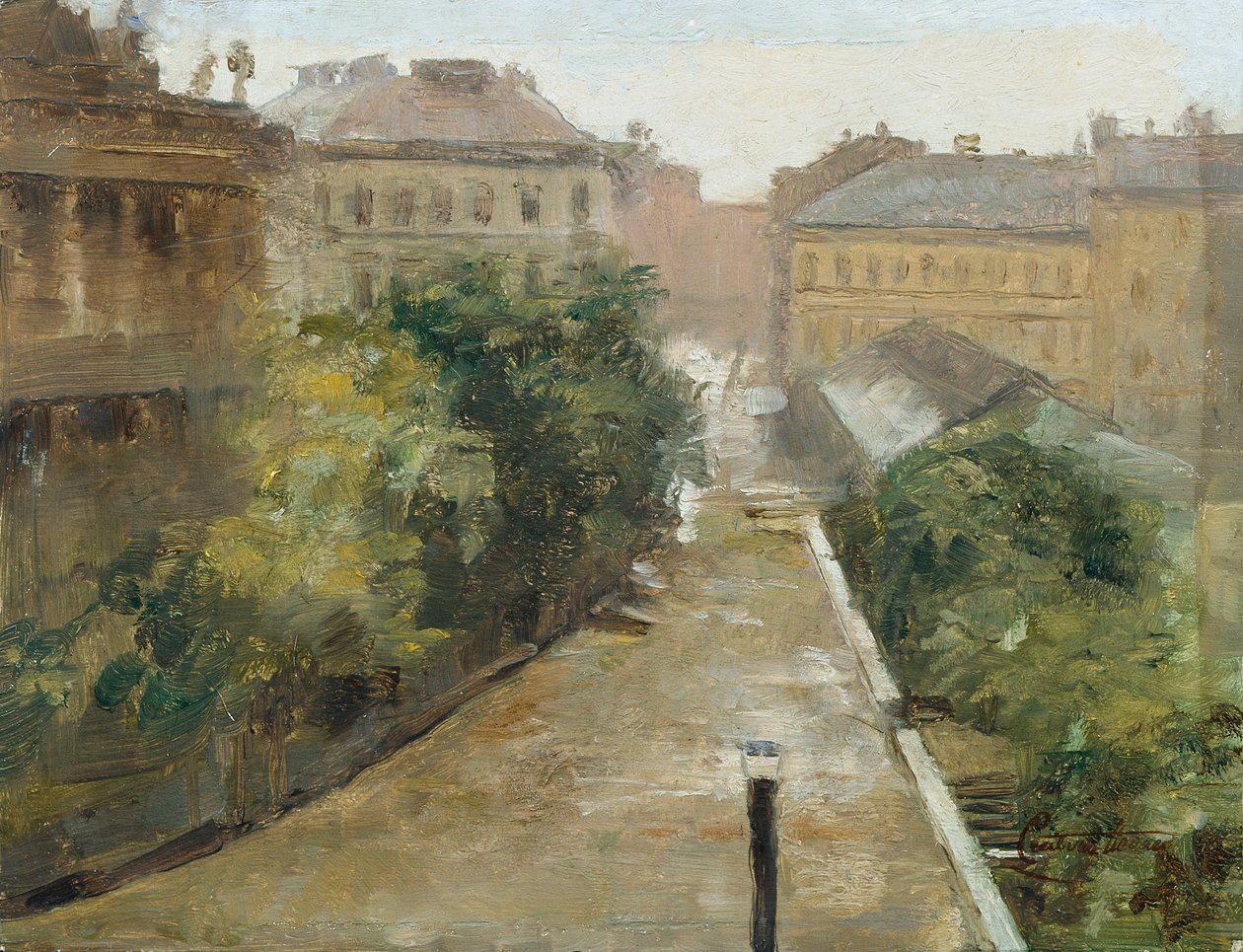Vista del Palais Coburg desde el apartamento del artista de Cecil van Haanen