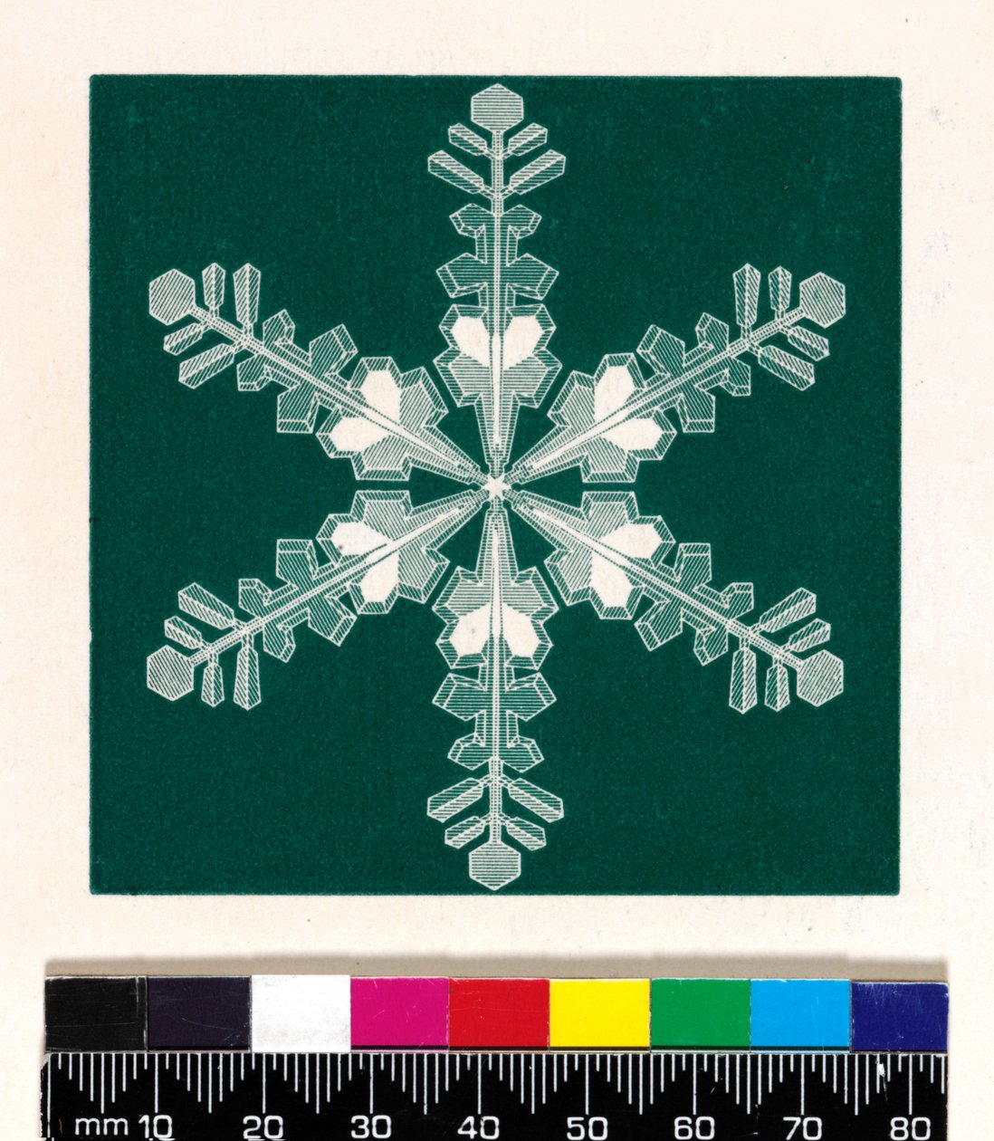 Cristales de nieve de Cecilia Glaisher