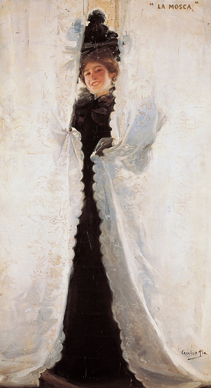 La Mosca. Pintura de Cecilio Pla Gallardo (1860-1934), óleo sobre lienzo, hacia 1897. Museo de Bellas Artes de Saint Pie. Valencia, España. de Cecilio Pla Gallardo