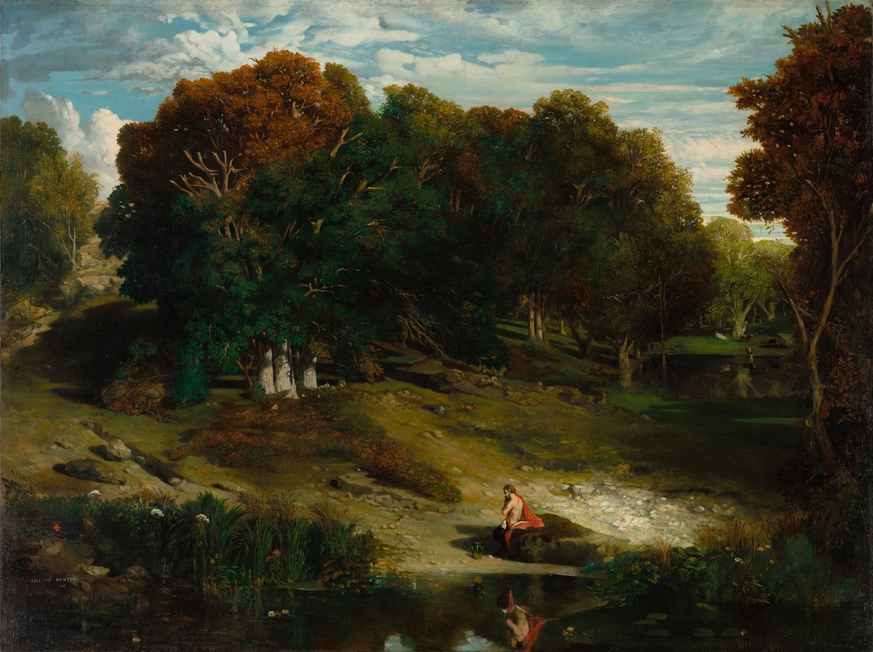 En el bosque de Celestin Francois Nanteuil
