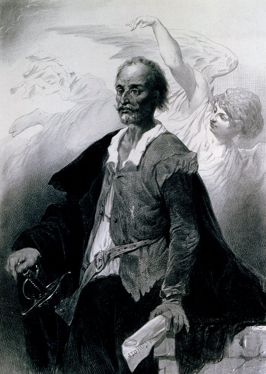 Retrato de Miguel de Cervantes Saavedra de Celestin Francois Nanteuil