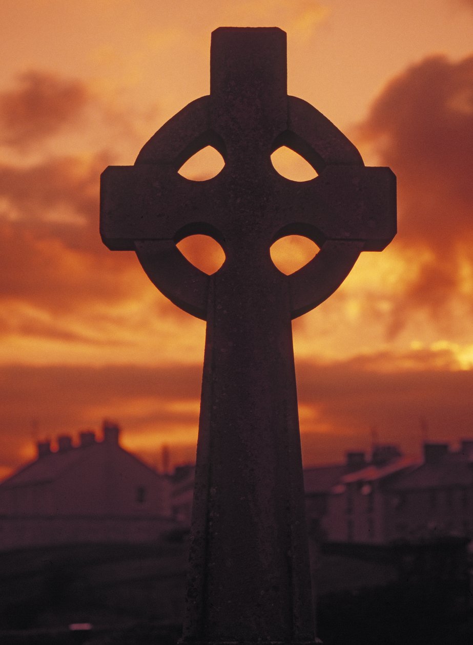 Una cruz celta de Celtic