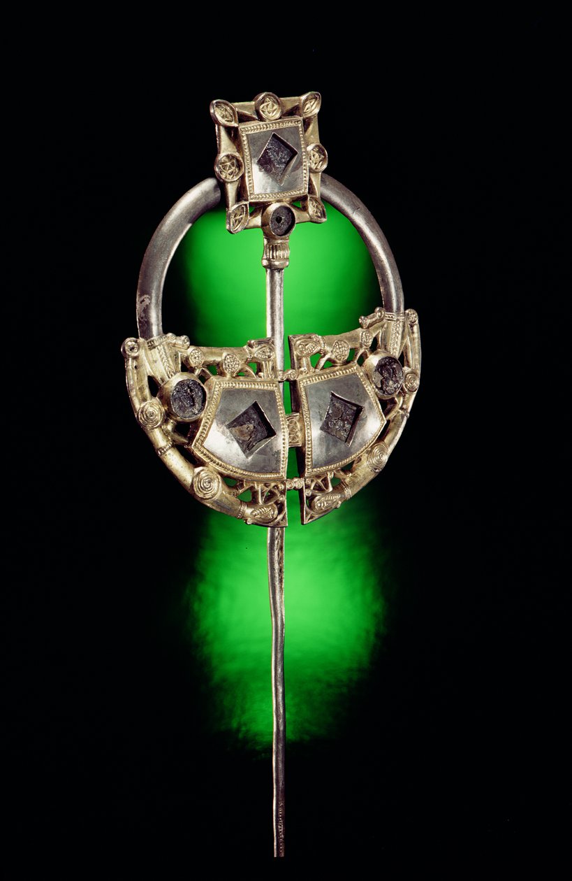Broche anular, Tesoro de Ardagh, Reerasta, Condado de Limerick, Edad Vikinga de Celtic