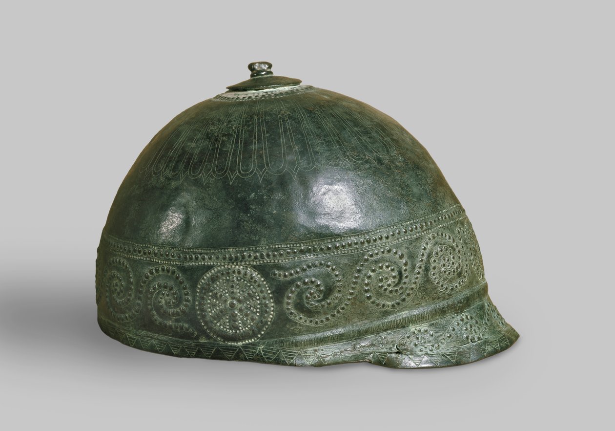 Casco, italo-celta, siglo III a.C. de Celtic