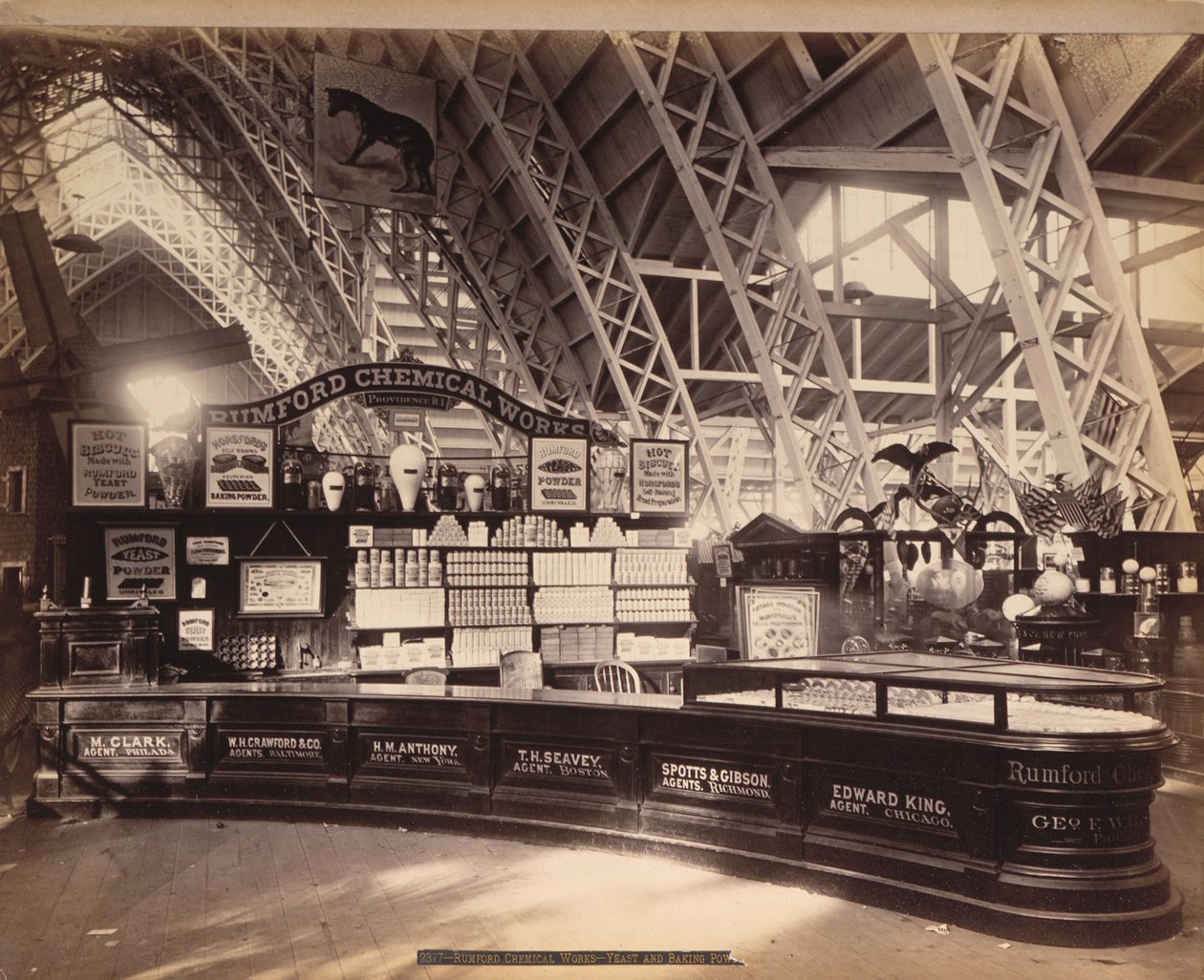 Rumford Chemical Works - Levadura y Polvo de Hornear de Centennial Photographic Co.