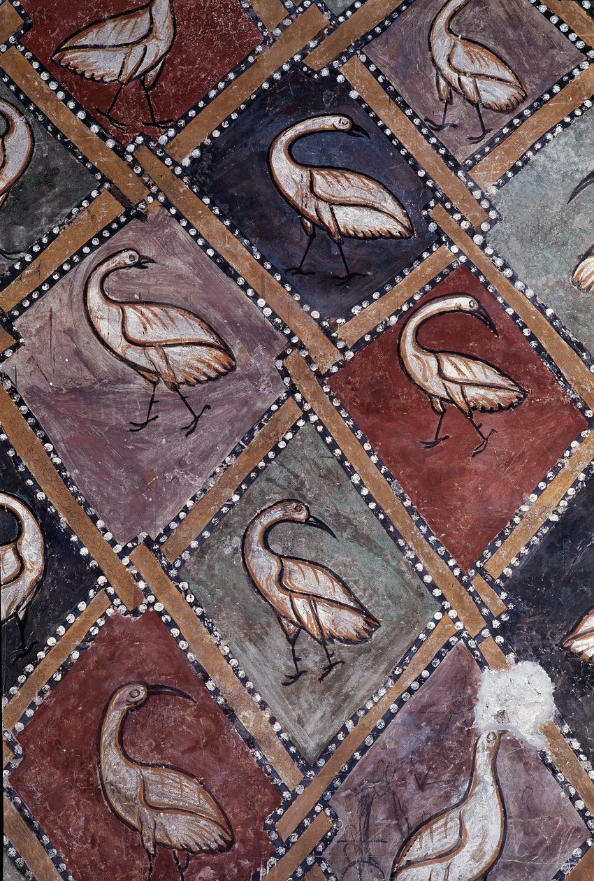 Pájaros (detalle) de Central Italian School