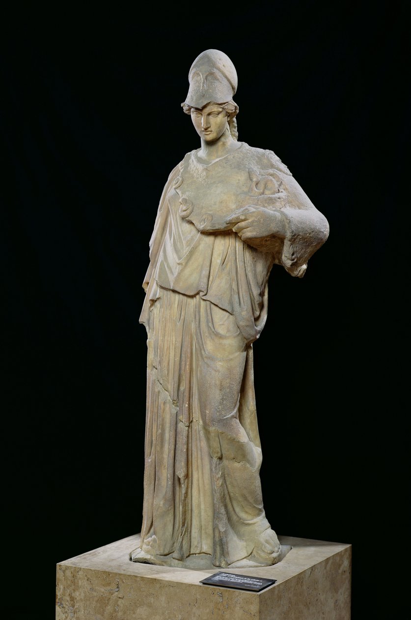 Atenea con una cista, copia romana de un original del siglo IV a.C. de Cephisodotus