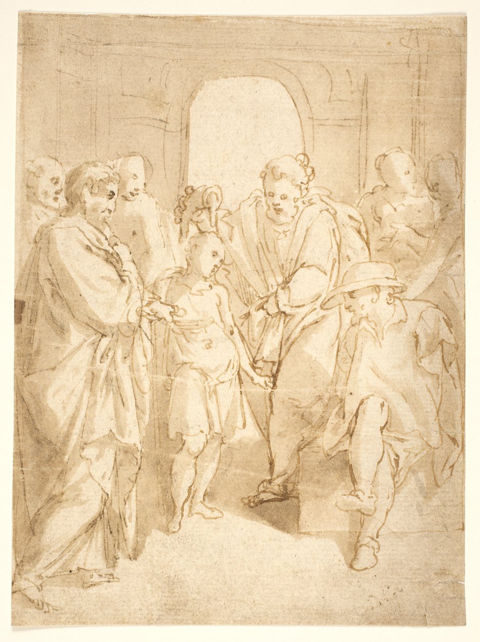 David ungido por Samuel de Cesare Nebbia
