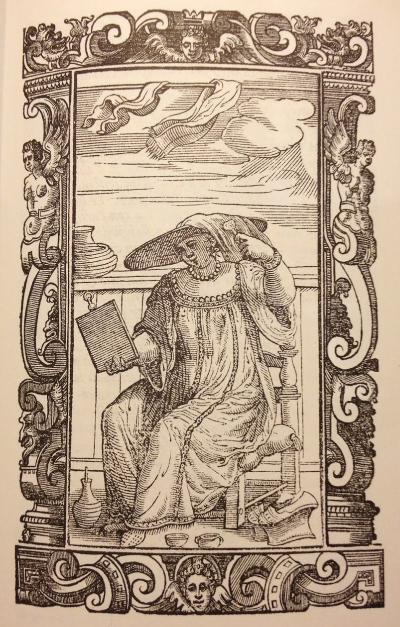 Mujer veneciana. De: De gli habiti antichi et moderni de Cesare Vecellio