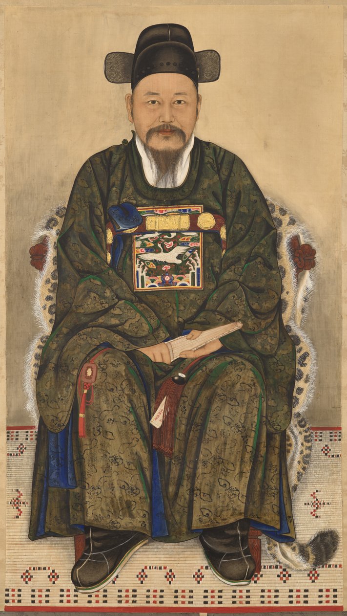 Retrato de una joven oficial de Chae Yongshin (Korean