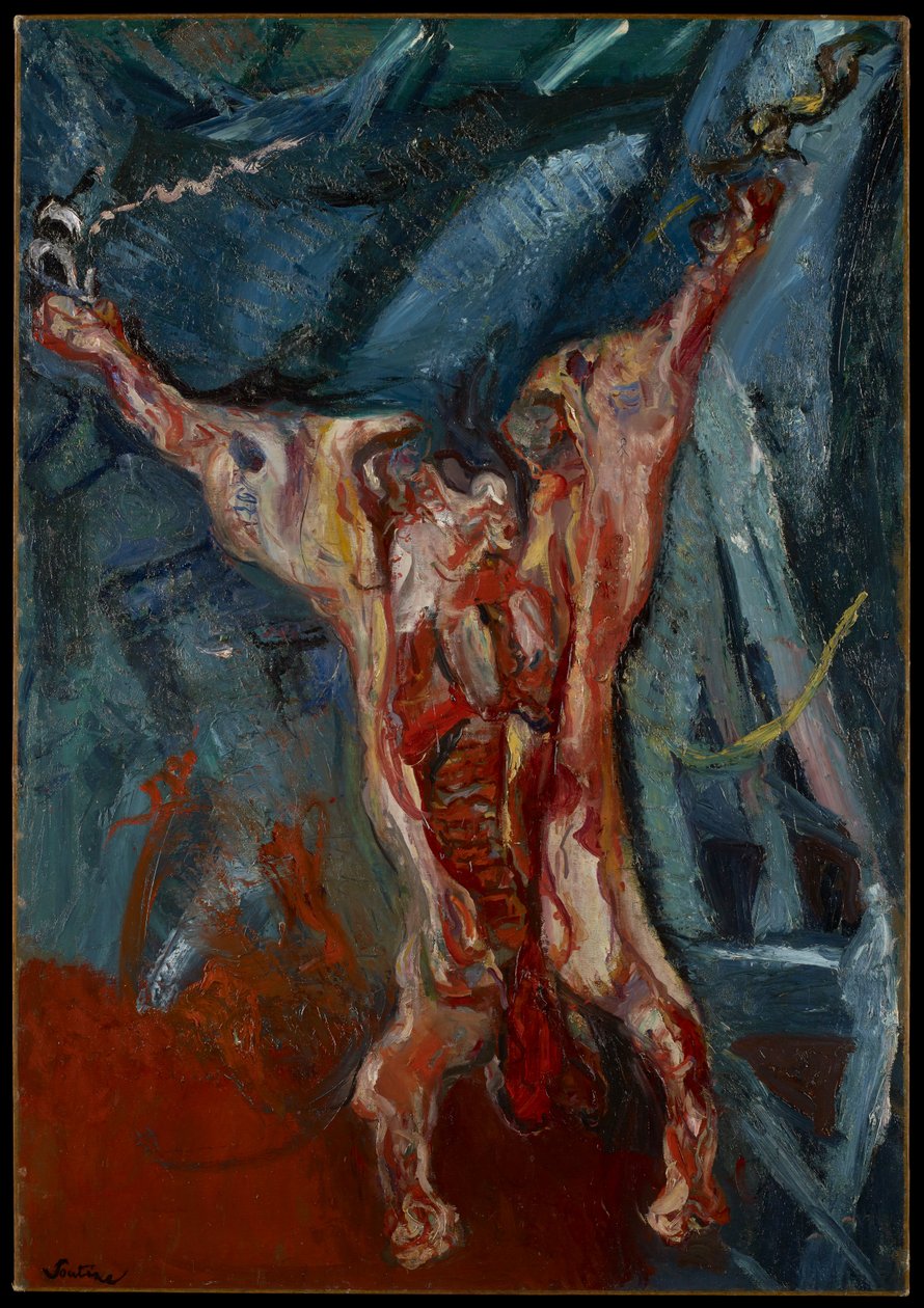 Carcasa de res, 1925 de Chaim Soutine