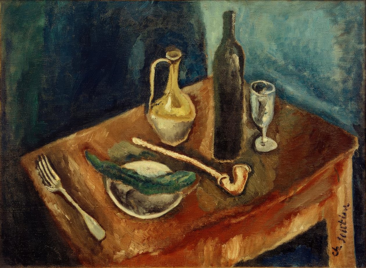 Ch. Soutine, Naturaleza muerta con pipa de Chaim Soutine