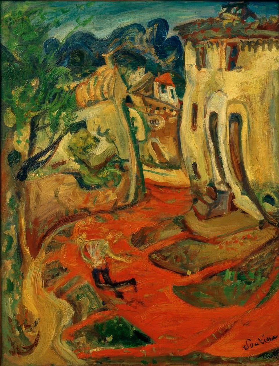 Ch. Soutine, Calle en Cagnes de Chaim Soutine