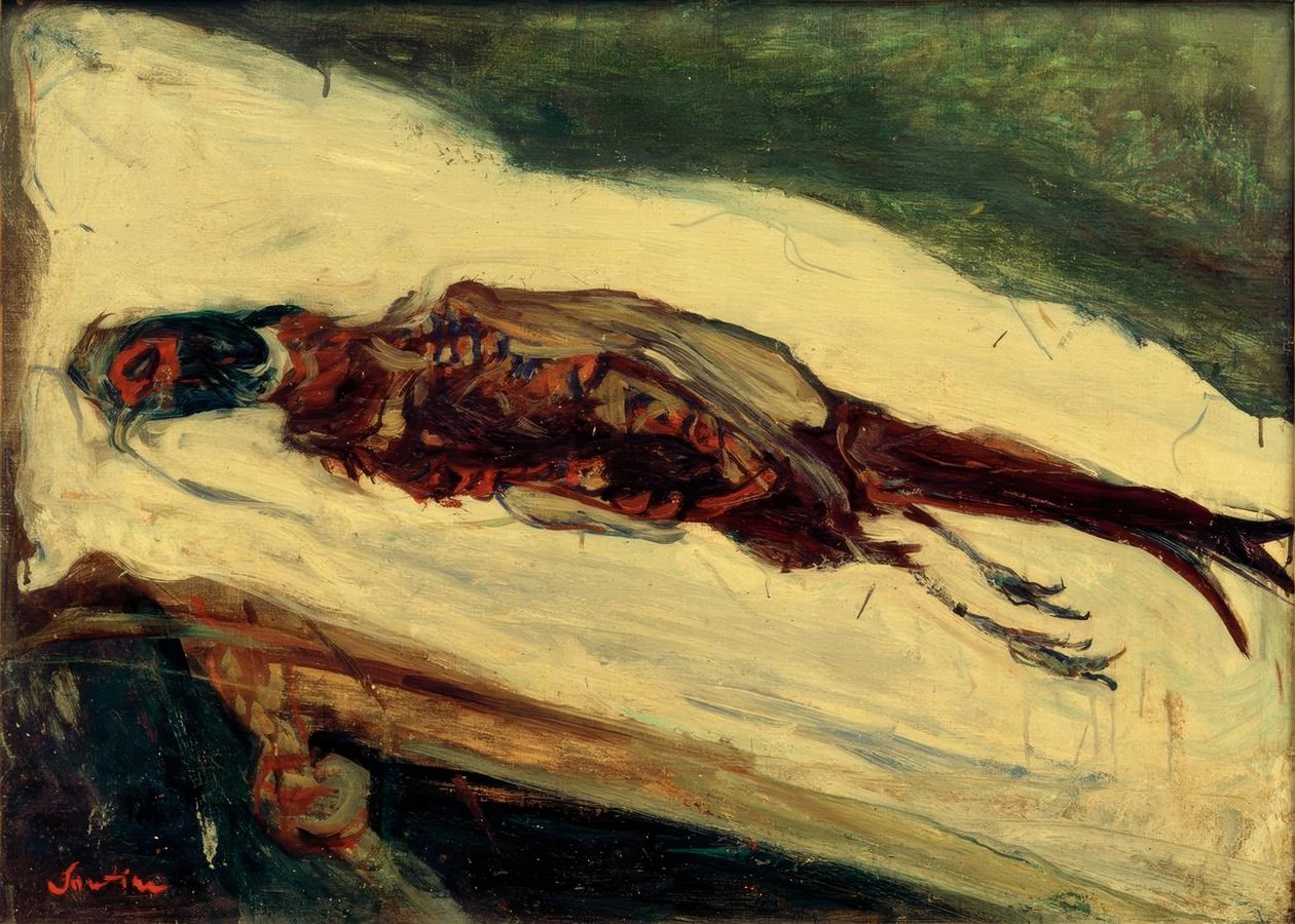 Ch. Soutine, Faisán muerto de Chaim Soutine