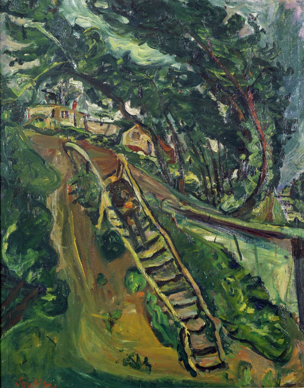 Hombre Caminando por las Escaleras, 1922-3 de Chaim Soutine