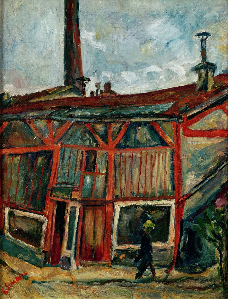 Estudios en la Ciudad de Falguiere, 1914 de Chaim Soutine