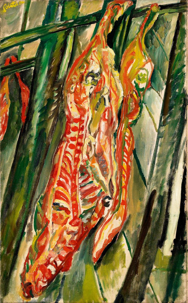 Carcasa de Res, c. 1920 de Chaim Soutine