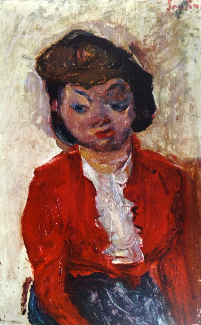 Mujer inglesa 1922, por Chaïm Soutine (1893 – 1943) de Chaim Soutine